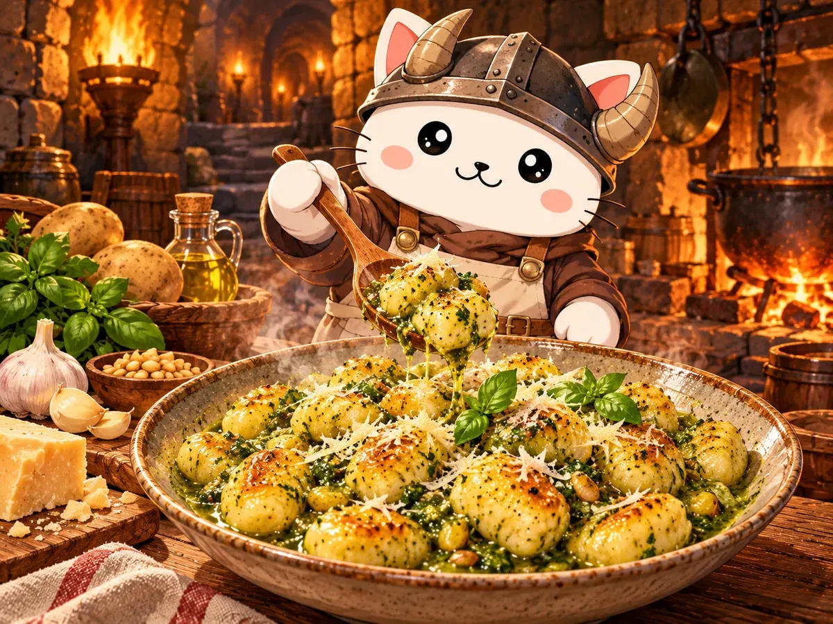 Ñoquis de tentáculo (Dungeon Meshi)