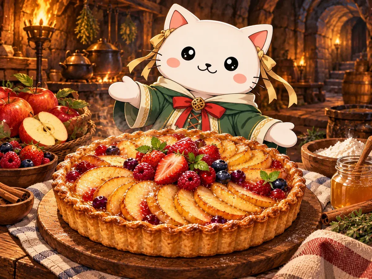 Tarta de frutas de la maga (Dungeon Meshi)