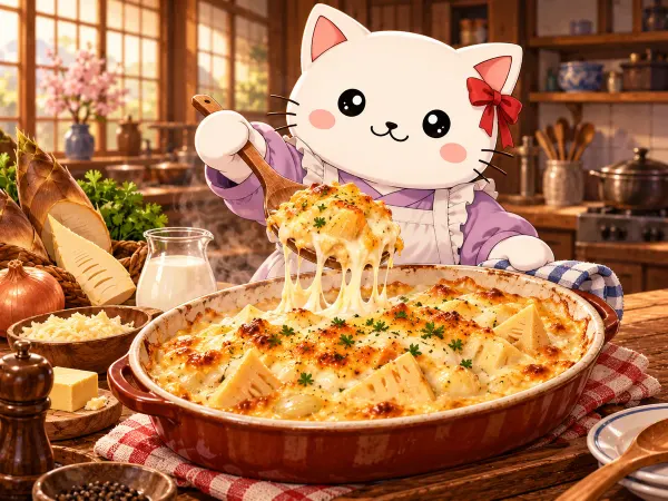 Gratinado de bambú (Emiya Gohan)