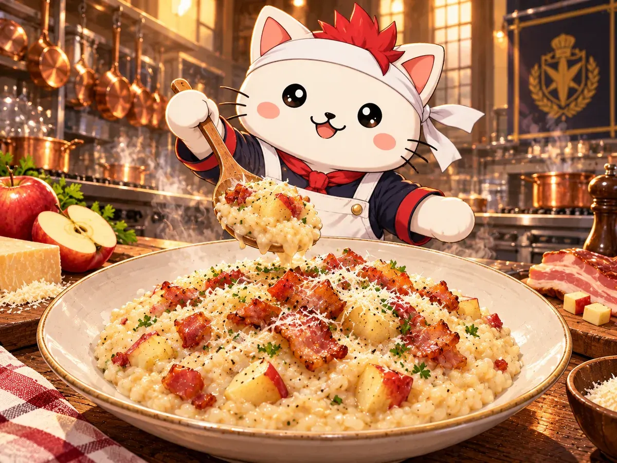Risotto de manzana (Food Wars)