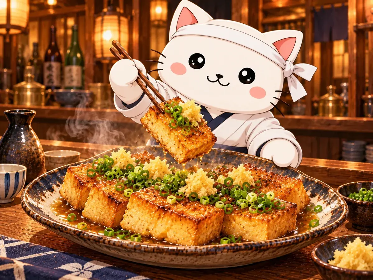 Aburaage de la taberna (Isekai Izakaya Nobu)