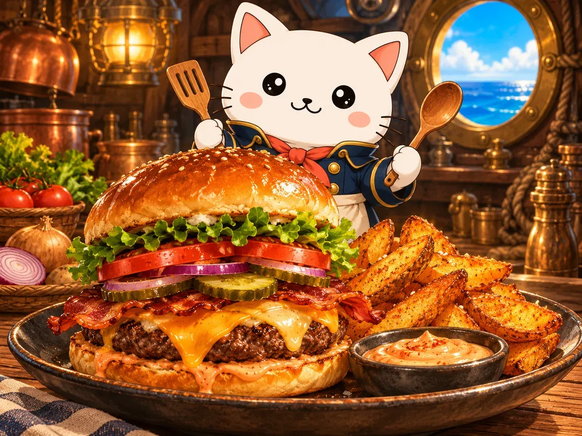 Hamburguesa monstruo de One Piece