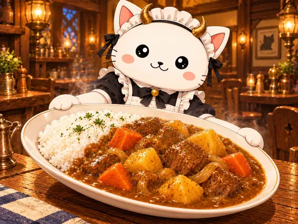 Curry de ternera de la puerta mágica (Restaurant to Another World)