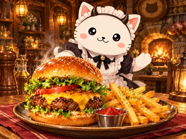Hamburguesa de la puerta mágica (Restaurant to Another World)