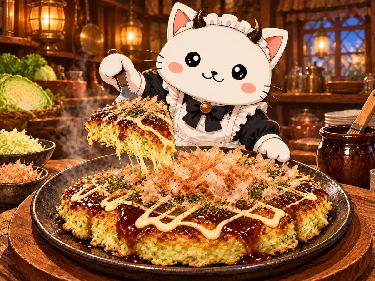 Okonomiyaki de la puerta mágica (Restaurant to Another World)