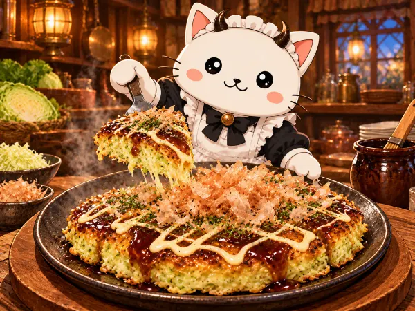 Okonomiyaki de la puerta mágica (Restaurant to Another World)