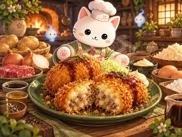 Korokke de Ghibli (croquetas japonesas)