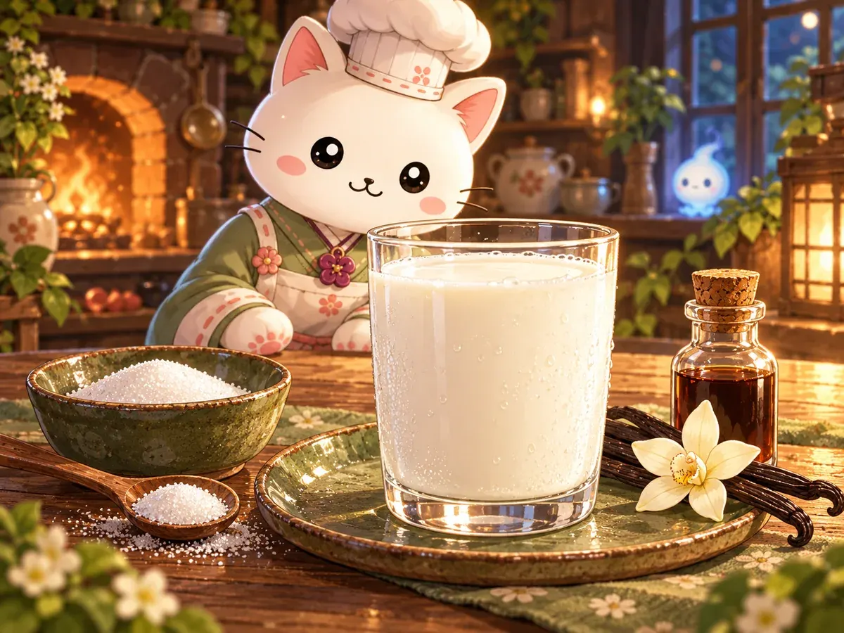 Vaso de leche de Ghibli