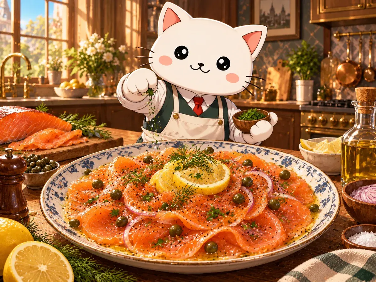 Salmón de la cena con el cuñado (Spy × Family)