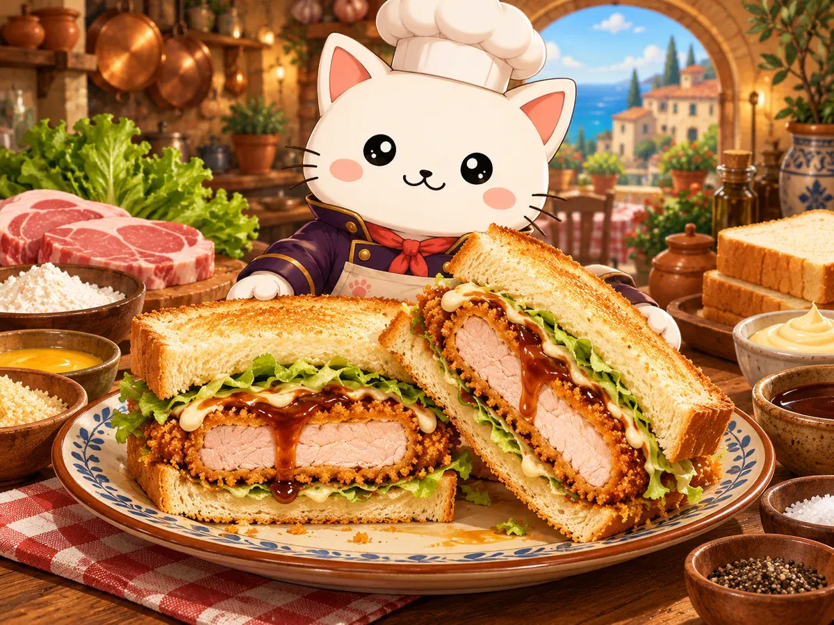 Katsu sando de JoJo's Bizarre Adventure