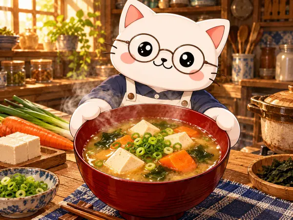 Sopa de miso familiar (Sweetness & Lightning)