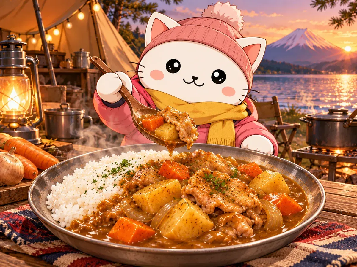 Curry del campamento (Yuru Camp)