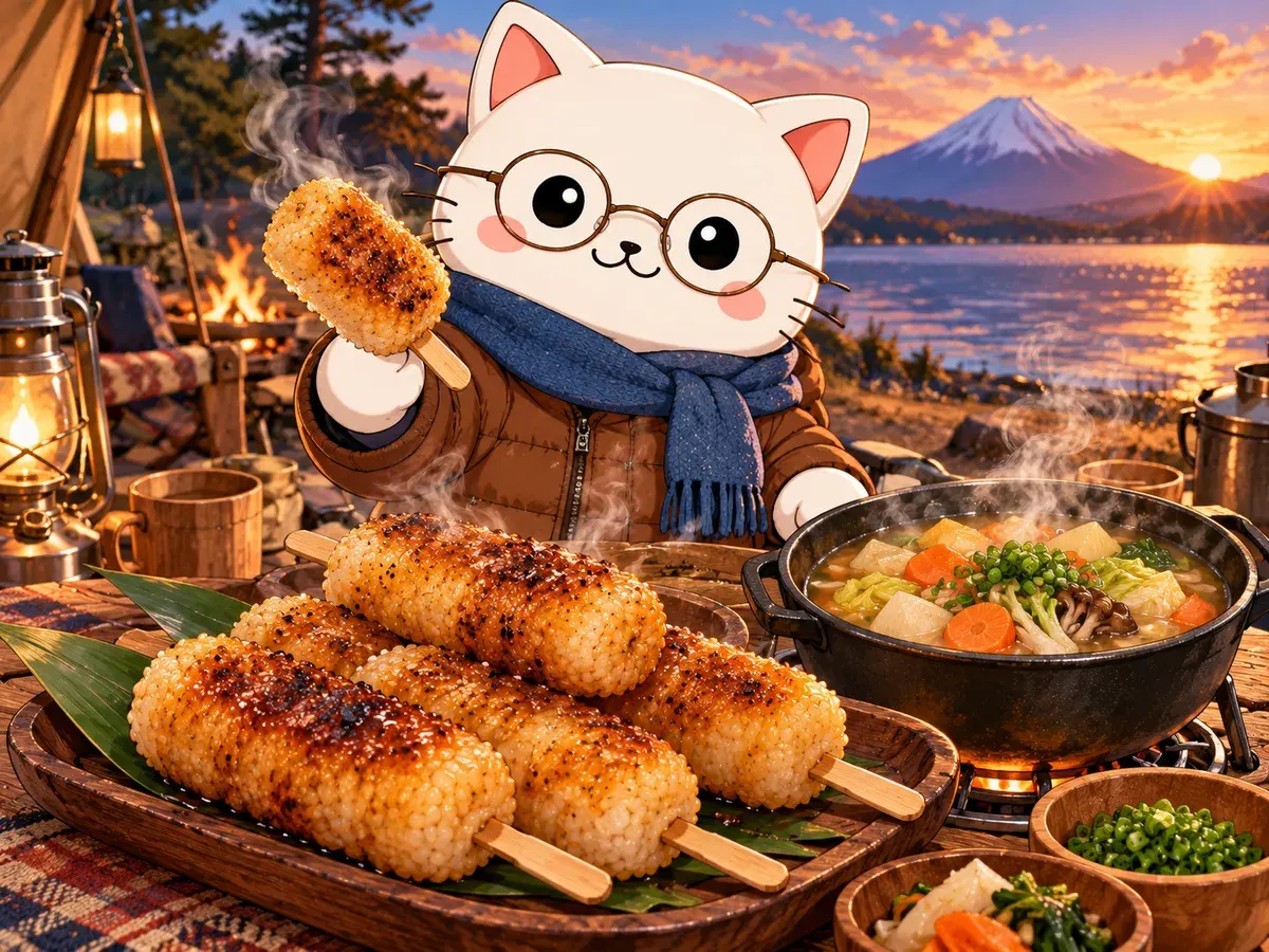 Kiritanpo del lago (Yuru Camp)