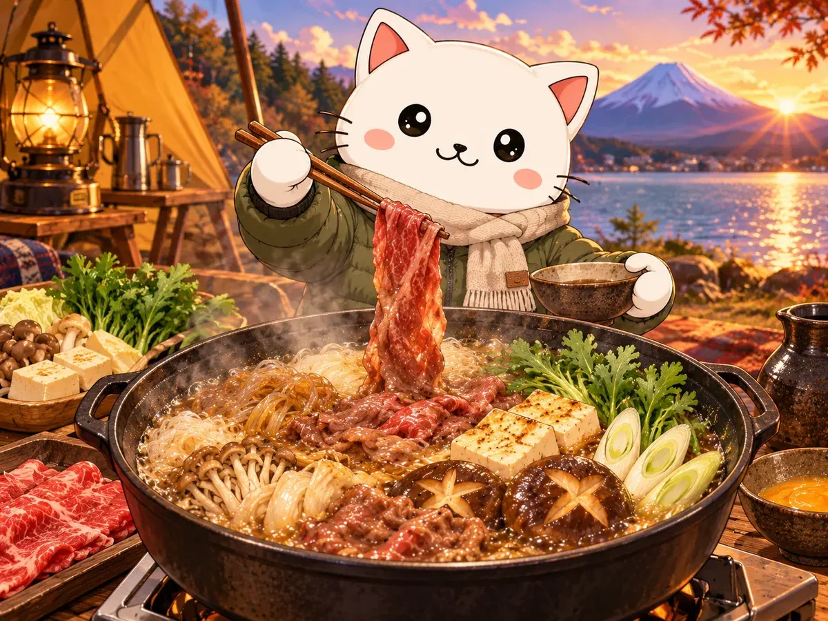 Sukiyaki de Noël (Yuru Camp)